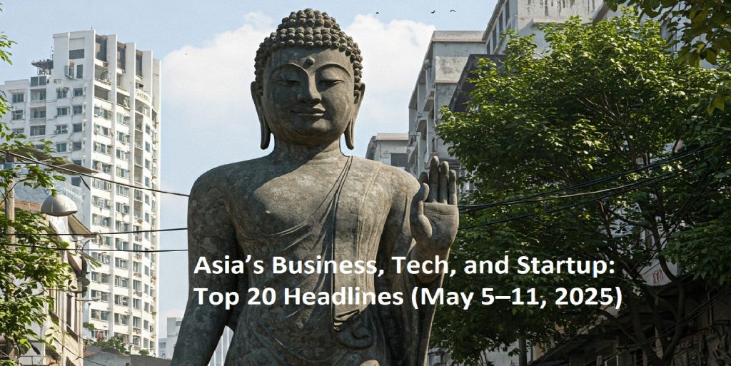 Asia’s Business, Tech, and Startup Pulse: Top 20 Headlines (May 5–11, 2025)